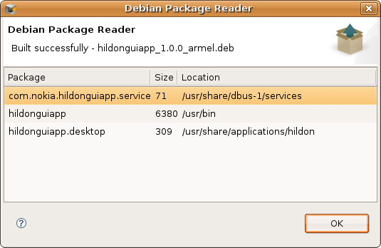 Debian Package Reader